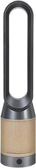 CGJdfjhE Turmventilator, 20*88 cm, Grau/Gold, flügelloser Ventilator, Flügelloser Ventilator Dual-Purpose-Kühl-/Heizventilator