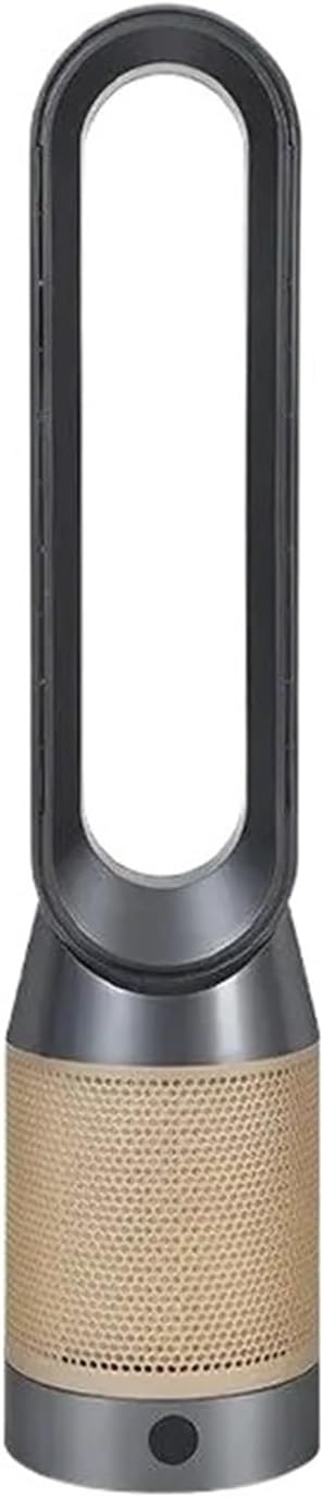 CGJdfjhE Turmventilator, 20*88 cm, Grau/Gold, flügelloser Ventilator, Flügelloser Ventilator Dual-Purpose-Kühl-/Heizventilator