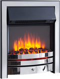 BALDERIA Elektrokamin, 2000 W, Schwarz, Cosmo, Heizung, Chrom