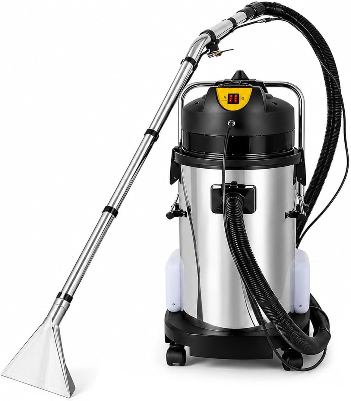 AETEREOS Sofa, 40 L, Silber, Wischsauger und Waschsauger, Teppichreiniger Gerät, Edelstahlgehäuse