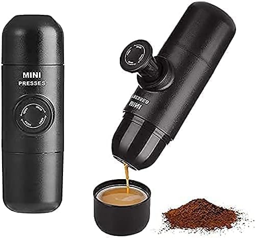HWSY Kaffeemaschine, Schwarz/Silber, Vollautomatische Kaffeemühle zum Brühen Produkte