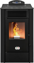STUFE A PELLET ITALIA Öfen, 9 KW, Schwarz, Alaska WiFi 5 Sterne