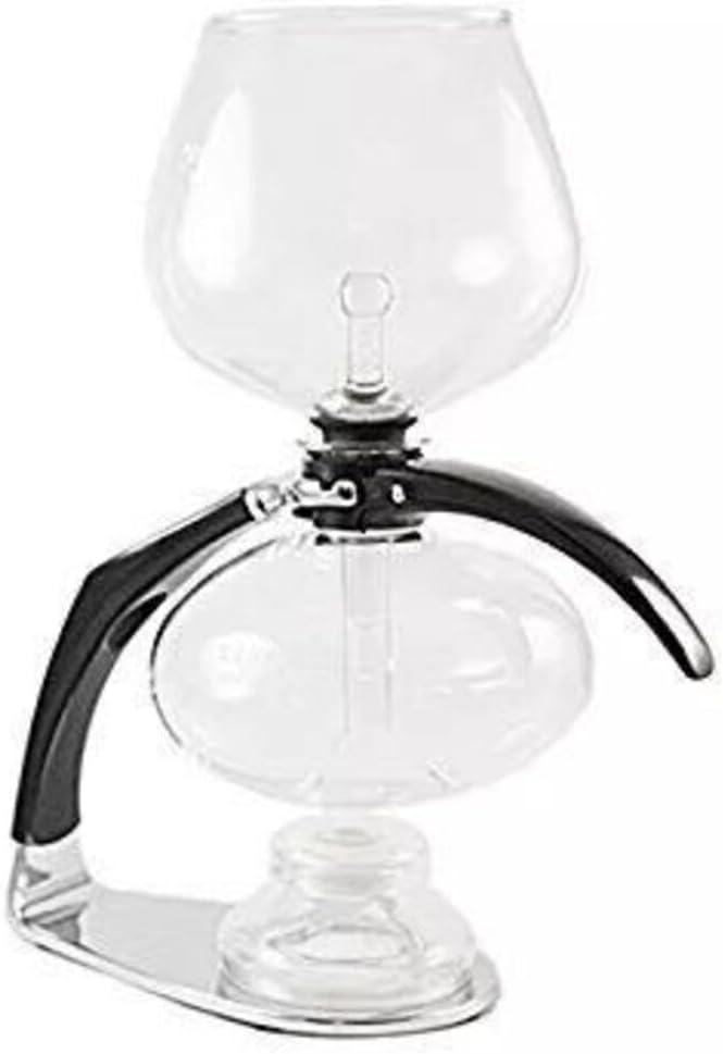 CONA Kaffeemaschine, Transparent, Coffee Maker, 2026 'Size D-Genius All-Glass' für 6-8 Tassen oder weniger