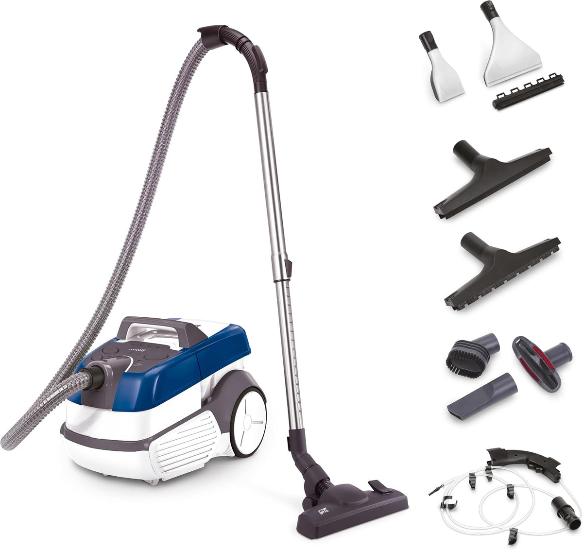 Di4 Staubsauger, 2100 W, Schwarz, AquaMax, Leistungsstarker + Polsterreiniger, Carpet Cleaner + Vacuum Cleaner, Nasssauger für Polster