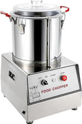 UORDBY Gemüsehobel, 5 l / 7 l / 10 l / 15 l, 950 W / 1100 W / 1800 W, 15 L, Edelstahl, Silber