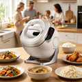 ErShangMao Herd, 2000 W/1000 W, 6 l, Grau, Automatischer Wok-Roboter (2000 W), Gewerbliche Küchenmaschine, All-In-One-Kochgerät