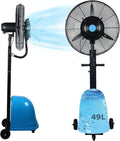 90° Turmventilator, 71,1 cm, Weiss, Oszillierender Standventilator, 3 Geschwindigkeiten, für gewerbliche Scheune