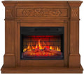 ArtiFlame Elektrokamin, 1800 W, Braun, Toscana AF23BS, Elektrischer Standkamin mit Heizung, realistischer 3D-Flammeneffekt