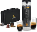 Handpresso Kaffeemaschine, Schwarz/Silber, Akku E-PRESSO+ mit Koffer