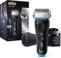 Braun Folienrasierer, Braun/Schwarz, Series 8 Rasierer Herren mit 3+1 Scherkopf, Elektrorasierer & Trimmer für Präzision