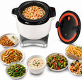 smafoseedding Universalzerkleinerer, 2000 W, 6 l, Grau, Automatischer Wok-Trommeltopf, Gewerbliche Küchenmaschine