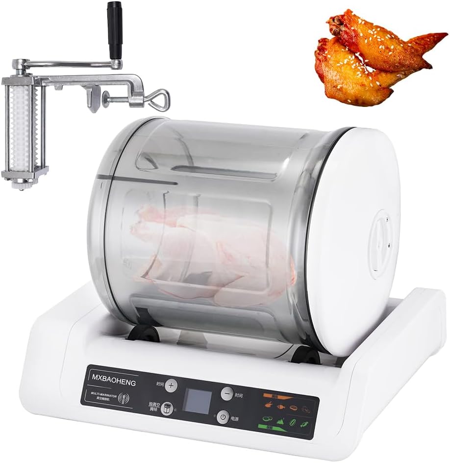 Kommerzieller Fleischhämmer & -klopfer, Schwarz, Vakuum-Marinator mit Timer, zum Marinieren und Zartmachen von Fleisch zu Hause