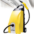 MiyKom Dampfreiniger, 3,5 L, Gelb, Tragbarer 3000-w-Hochdruckdampfreiniger Tank, 20-30s Aufheizzeit. Inklusive 9 Zubehörteile für Autopflege