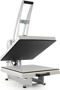 CREWORKS Projektionsleinwand, 50 x 40 cm, 2200 W, Grau, Halbautomatische Clamshell-Heisspressmaschine mit, Wärmepressmaschine
