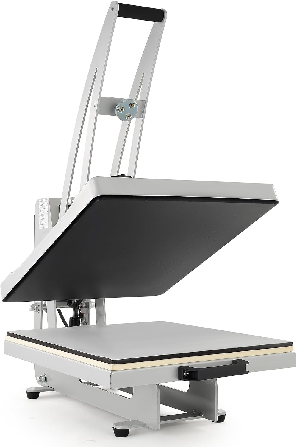 CREWORKS Projektionsleinwand, 50 x 40 cm, 2200 W, Grau, Halbautomatische Clamshell-Heisspressmaschine mit, Wärmepressmaschine