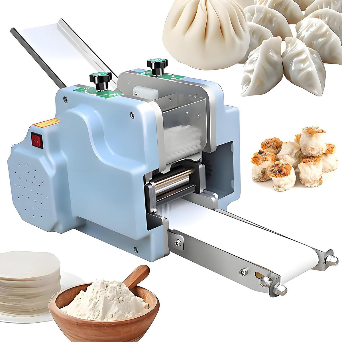 Ymnogjie Manuelle Nudelmaschinen, Schwarz, Automatic Dumpling Wrapper Maker PastaMold