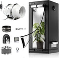 Cannobox Zuchtzelte, 80x80x180 cm, 100 mm, Weiss, Pro Growzelt Komplettset mit Growzelt und Regelbar