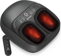 COMFIER Fussmassagegeräte, Schwarz, Fussmassagegerät mit Wärme, Shiatsu-Fussmassagegerät für Plantar Fasciitis Neuropathie