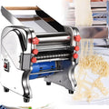 WJQZJDAMAI Nudelmaschinen, 550 W, 20 Cm, Edelstahl, Silber, 16/18/ Nudelmaschine, Elektrische Nudelpresse Aus Edelstahl FüR Den Hausgebrauch
