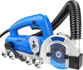 AityBuy Fugenreiniger, 2,7 Mm, Schwarz, 9000 U/Min Elektrische Fliesenreinigungsmaschine, 1200-W-Schlitzwerkzeug Mit 4 Klingen (1