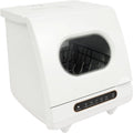 ACLICE Tischgeschirrspüler, 800 W, 5 L, Lebensmittelgerechtes PP, ABS, Weiss, Mini Spülmaschine mit Wassertank, 360° Sprüharme & 72°C Heisswasser