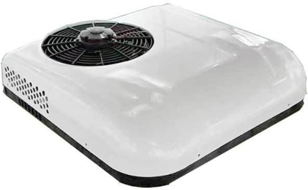 YFDGD Mobiles Klimagerät, Maximal 20 dB, 850 W, 24 V, 12v, Weiss, leises Klimaanlagensystem, Bagger