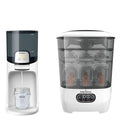 Baby Brezza Sterilisatoren, Grau, Set automatischer Flaschenzubereiter & Sterilisator, Babyflaschenzubereitung auf Knopfdruck