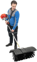 MccoMMon Schneefräse, Schwarz, 52CC 2.3 PS Benzin-Motorbesen Motorisierter Kehrmaschinen, Upgraded Benzin-Kehrmaschinen-Set für den Aussenbereich