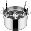 Pastatopf Kochfeld, Silber, Edelstahl-Pastakocher mit Siebeinsatz, Gemüsegnocchi-Kocher-Set für die heimische Küche