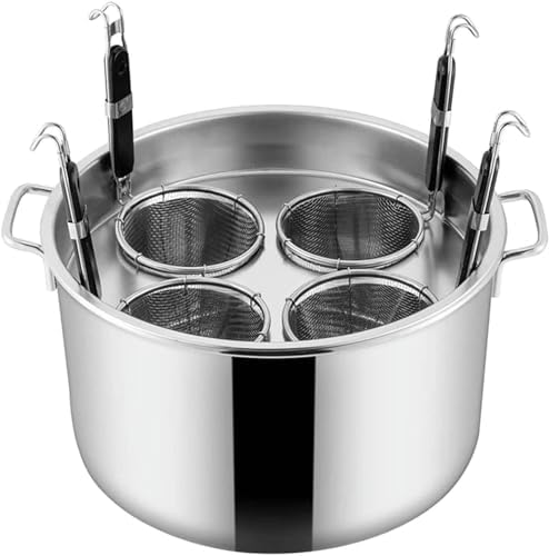 Pastatopf Kochfeld, Silber, Edelstahl-Pastakocher mit Siebeinsatz, Gemüsegnocchi-Kocher-Set für die heimische Küche