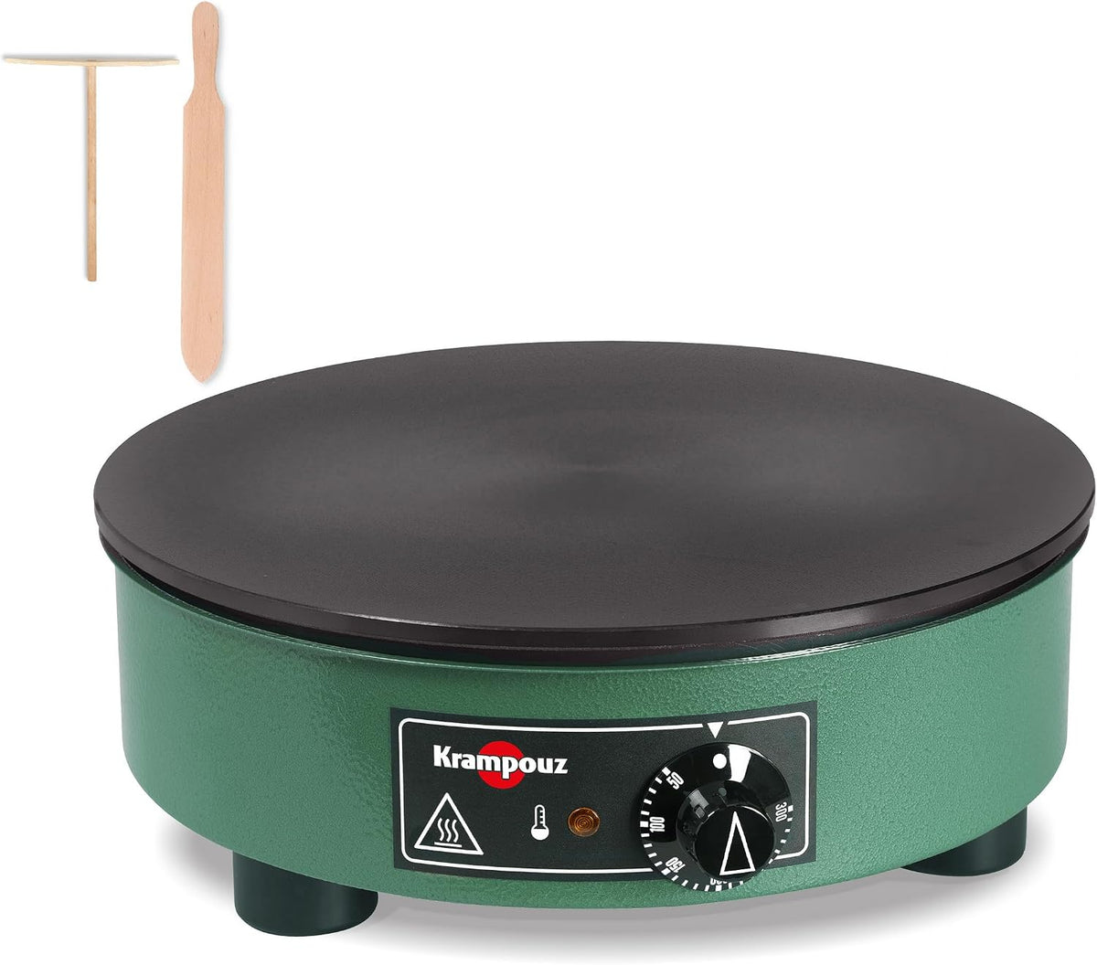 Krampouz Crepesmaker, 2500 W., 35 cm, Schwarz, Crepes Maker elektrisch - Crepeseisen aus bearbeitetem