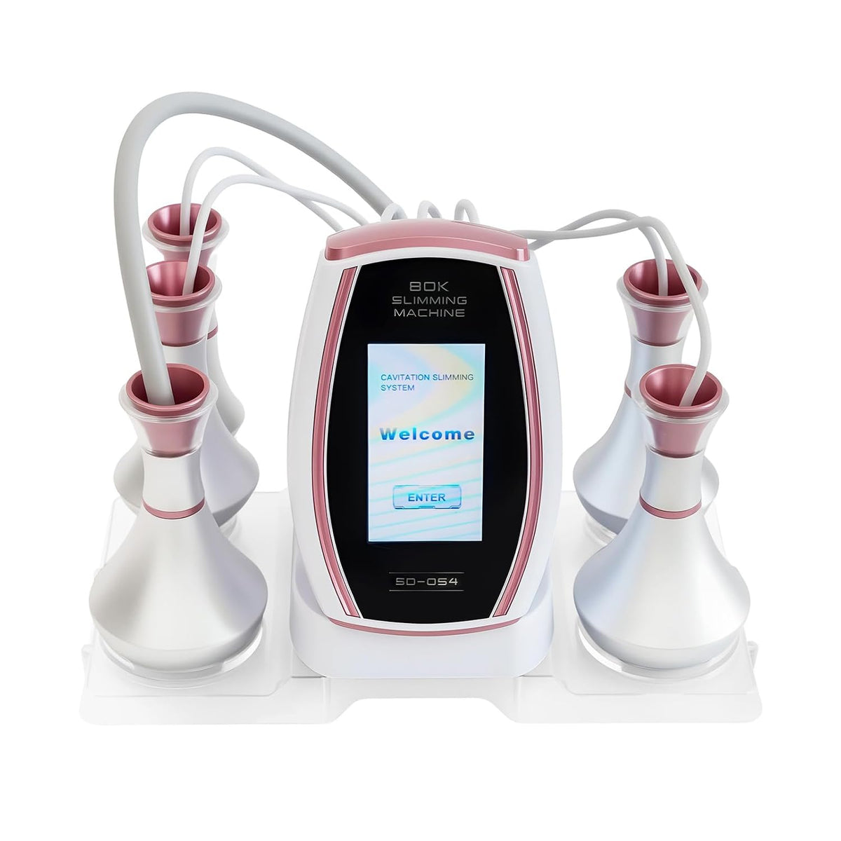 Chelngveo Hautpflege, 220 V, Schwarz, Schlankheitsmaschine, 80K Radiofrequenz Gerät, Cellulite Massagegerät Elektrisch mit LED Touchscreen