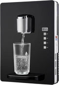 An Heisswasserspender, 30 l, Schwarz, der Wand montierter, netzgespeister Wasserspender, intelligenter Trinkwasserspender mit doppelter