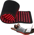 WHOOLEFUN Infrarottherapie, Schwarz, Rotes Licht Therapie Matte, Heizkissen Mit 360PCS LED-Perlen, 660nm Und 850nm Rotes Licht