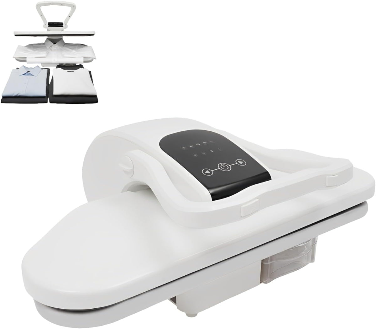 Armanyya Bügelpressen, 2200 W, 66 cm, Weiss, Intelligente Dampfpresse, Professionelle Dampfbügelpresse, BüGelautomat