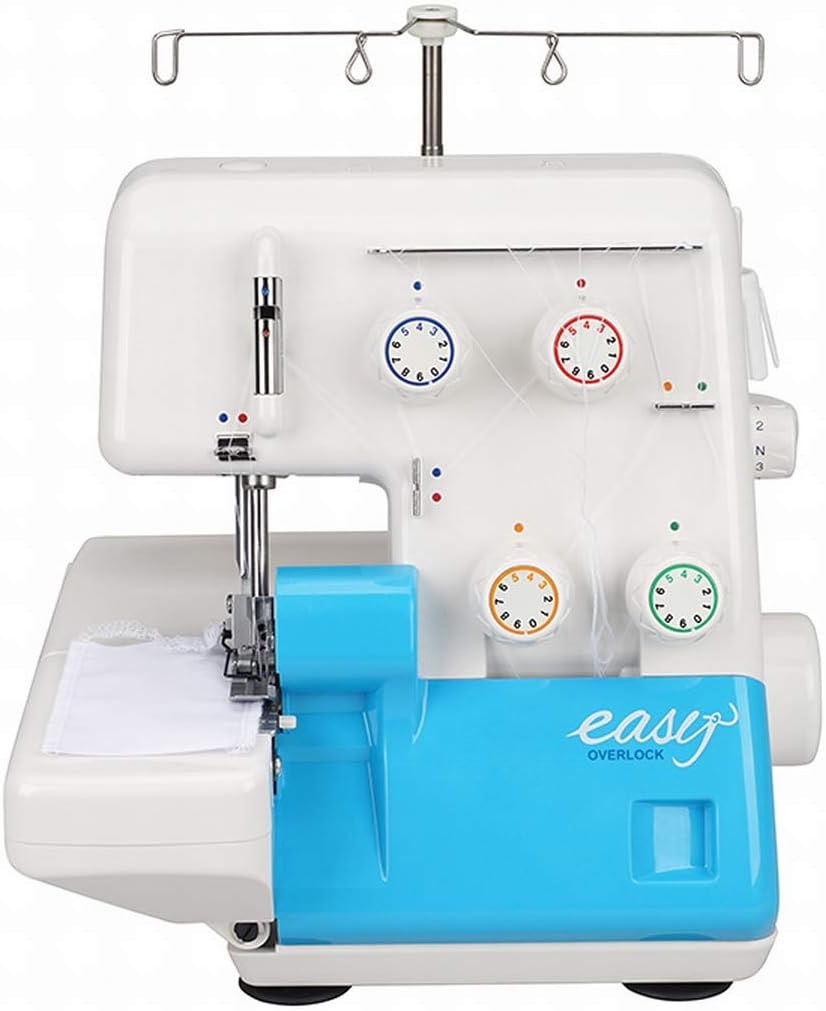 Easy Overlock Overlock-Nähmaschinen, Schwarz, Merrylock 640 - 4 Faden Overlockmaschine mit, für hervorragende Nähergebnisse auf schweren bis leichten