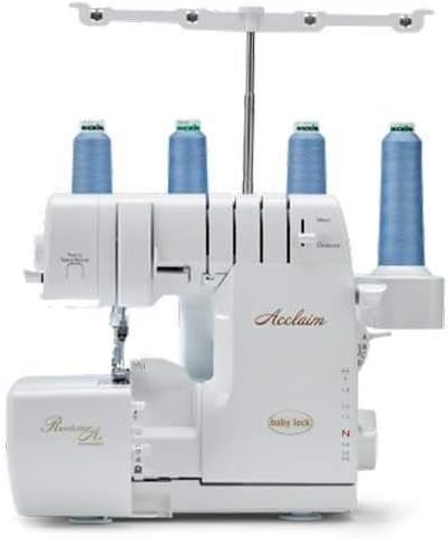 Baby Lock Nähmaschinen, Schwarz, Acclaim Overlockmaschine mit RevolutionAir™-Einfädelsystem, Kinderleichte Bedienung