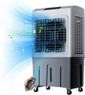 MYUYEE Standventilatoren, 200 W, 60 l, 90 m, Weiss, Verdunstungsluftkühler mit Wassertank, 120° Oszillation, 3 Geschwindigkeiten