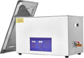 ZHJOPP Reinigung & Pflege, 15 L, Silber, Ultraschallreiniger, 5/10/ digitaler Timer Edelstahlreiniger für, Brillen und Uhren