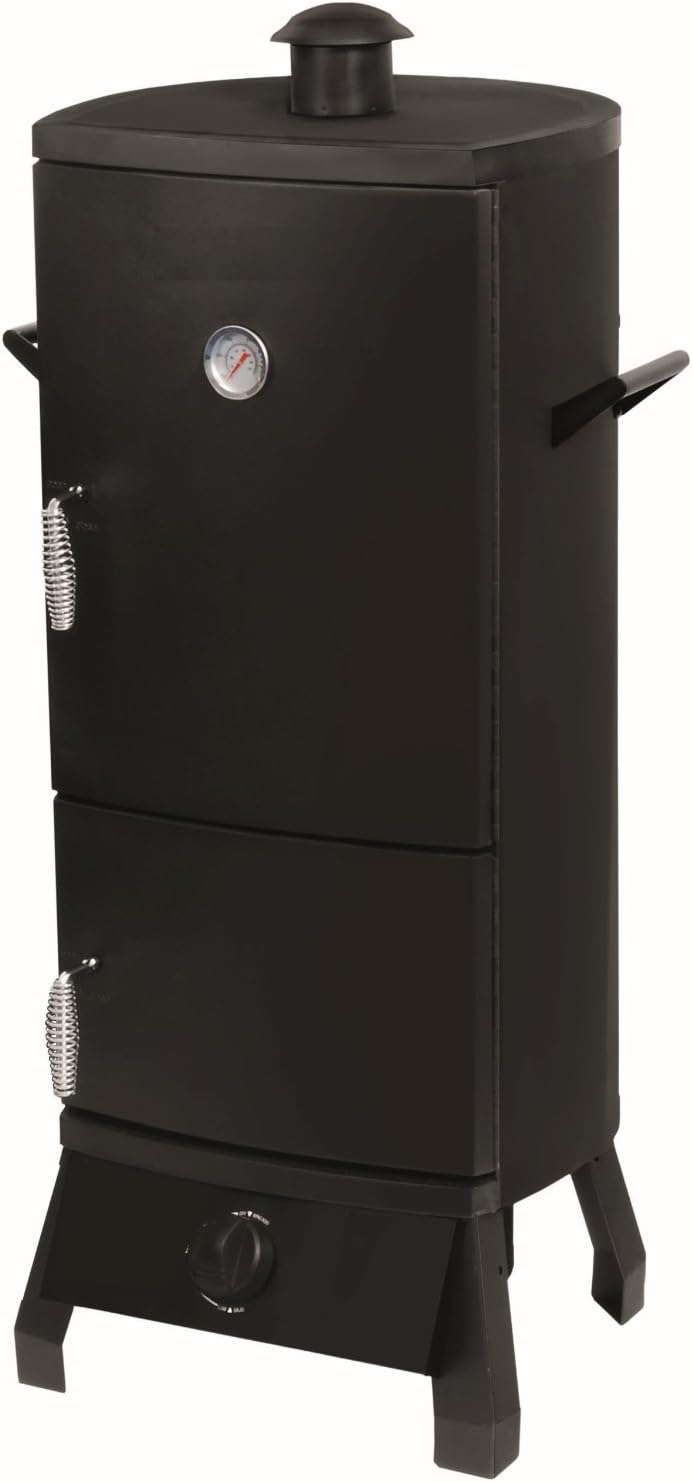 El Fuego Gasgrill, Schwarz, Smoker Portland Grill Smoker-Grill Räucherofen Ofen BBQ