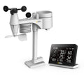 National Geographic Wetterstationen, Schwarz, Funkwetterstation SC mit 8-in-1-Aussensensor, Farbwechsel-Display
