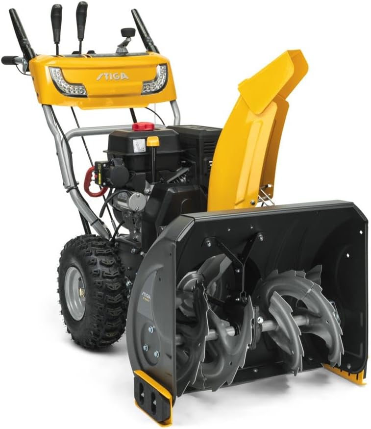 STIGA Schneefräse, 62 cm, 50 cm, Schwarz, ST 5262 P Benzin-, Räumbreite, Schneetiefe, Scheinwerfer