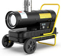 DAHTEC Ölheizungen, 20 kW, 38 L, Schwarz, Indirekte Diesel Heizkanone mit Abgasrohr - Grosstank