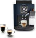 KRUPS Kaffeemaschine, Schwarz/Silber, Harmony Milk Kaffeevollautomat, 5 Kaffeespezialitäten