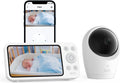 eufy Security Überwachungskamera, Schwarz, Babyphone mit Kamera E20, Aussen, 2K HD, 4× Zoom, Ultraklare Nachtsicht