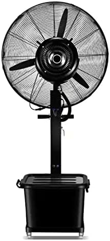 Oszillierender Turmventilator, 46 L, Weiss, Nebelventilator mit Wassertank, Sprühkühlfunktion und Schüttelkopf für industrielle