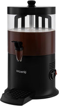 H.Koenig Buffetschrank, 1200 W, Silber, SHK900 Heissgetränke-Dispenser aus Edelstahl, 6-Liter abnehmbarer Tank, einstellbarer Thermostat