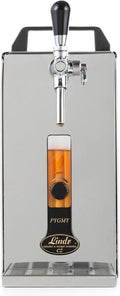 ich-zapfe.de Kompressor, 35 Liter, Silber/Grün, Komplett Set - Zapfanlage, Bierzapfanlage PYGMY 25/K mit Membranpumpe