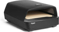 BURNHARD Pizzaofen, 58,5 x 47,7 x 24,8 cm, 5,9 kW, Schwarz, TONY Gas 450 °C Tragbarer Outdoor mit Cordierit