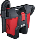 FLEX Staubsauger, 18 V, Schwarz, Akku-Hüftsauger (mit manueller Filterabreinigung, ohne AKKU, mit Tragegeschirr